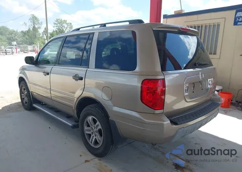 2005 Honda Pilot Ex-L из США, поврежденный, VIN 5FNYF185X5B041851